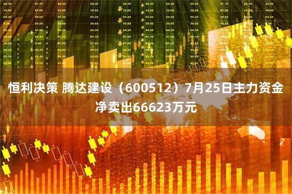 恒利决策 腾达建设（600512）7月25日主力资金净卖出66623万元